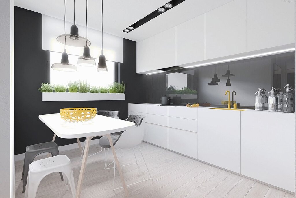 Kitchens in minimalist style