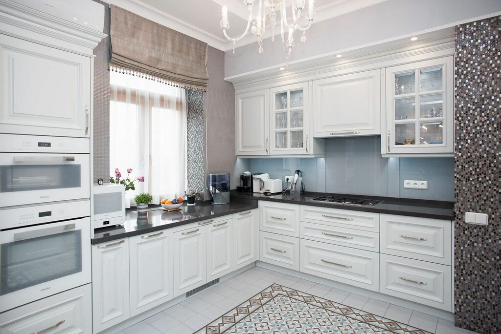 White enamel kitchen