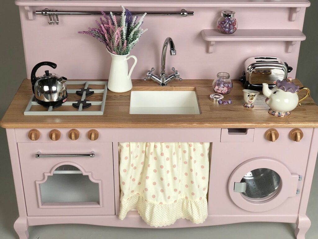 Children's wooden kitchen