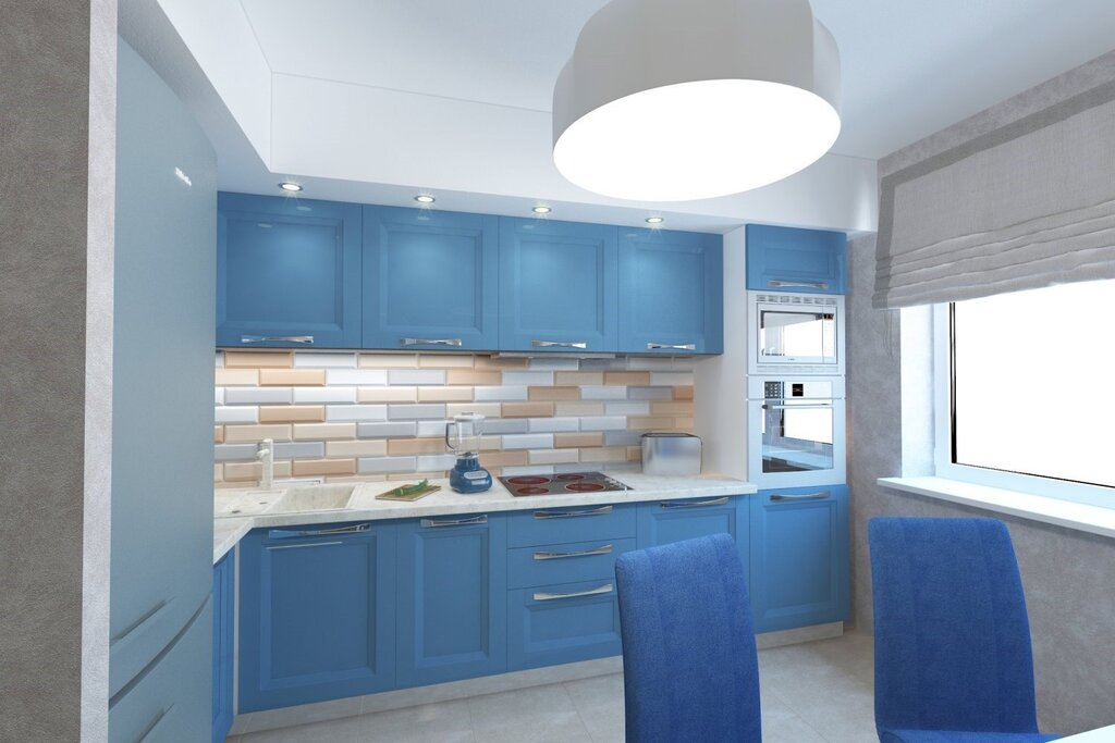 Blue kitchen