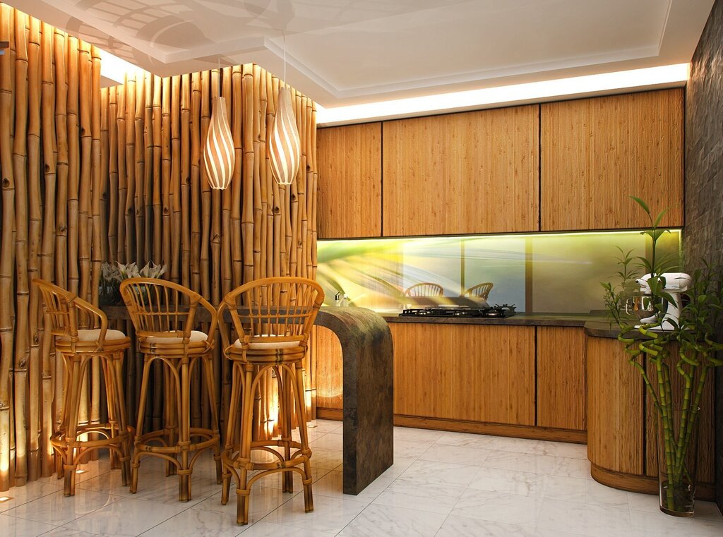 Bamboo kitchen