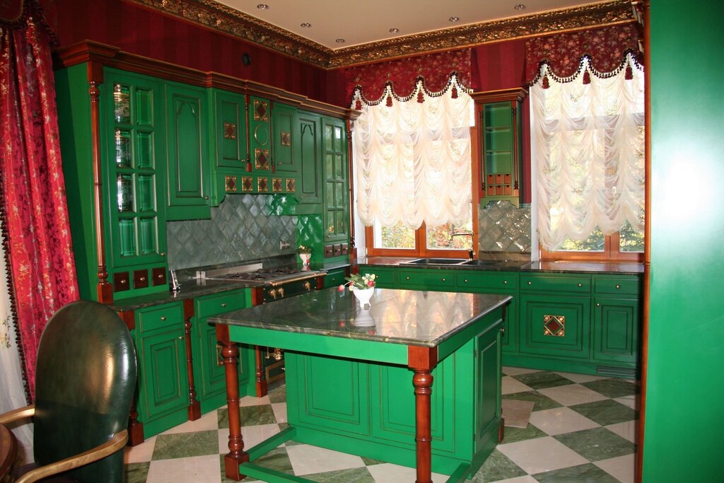 Malachite kitchen