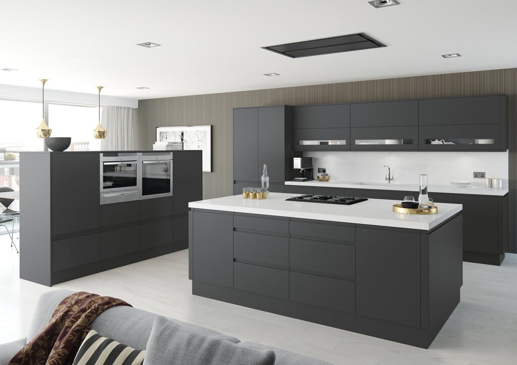 Gray Graphite Kitchen