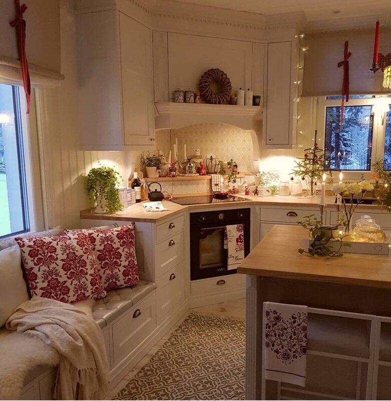 The kitchen is cozy and convenient