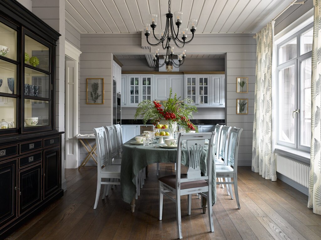 The kitchen in the country house