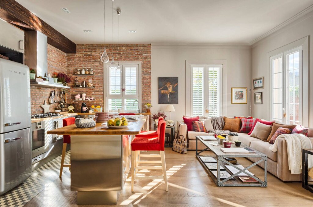 A kitchen in the Spanish style