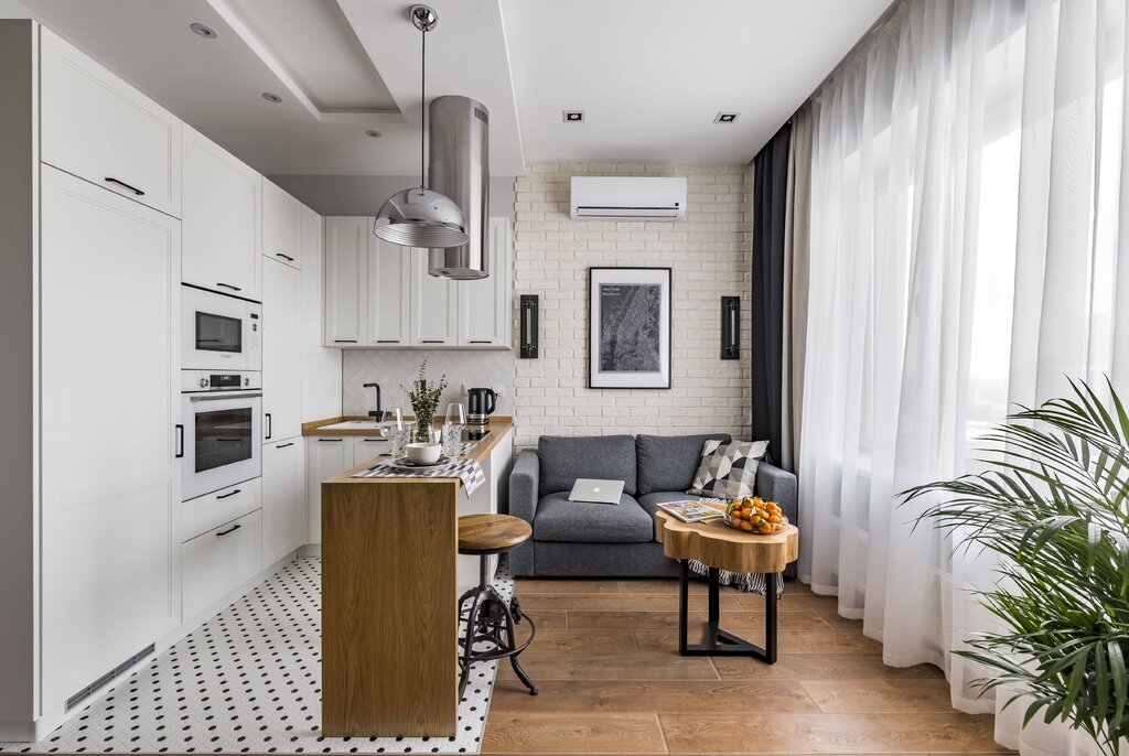 Kitchen in a small apartment