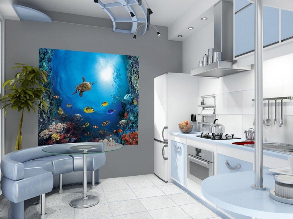 Marine-style kitchen