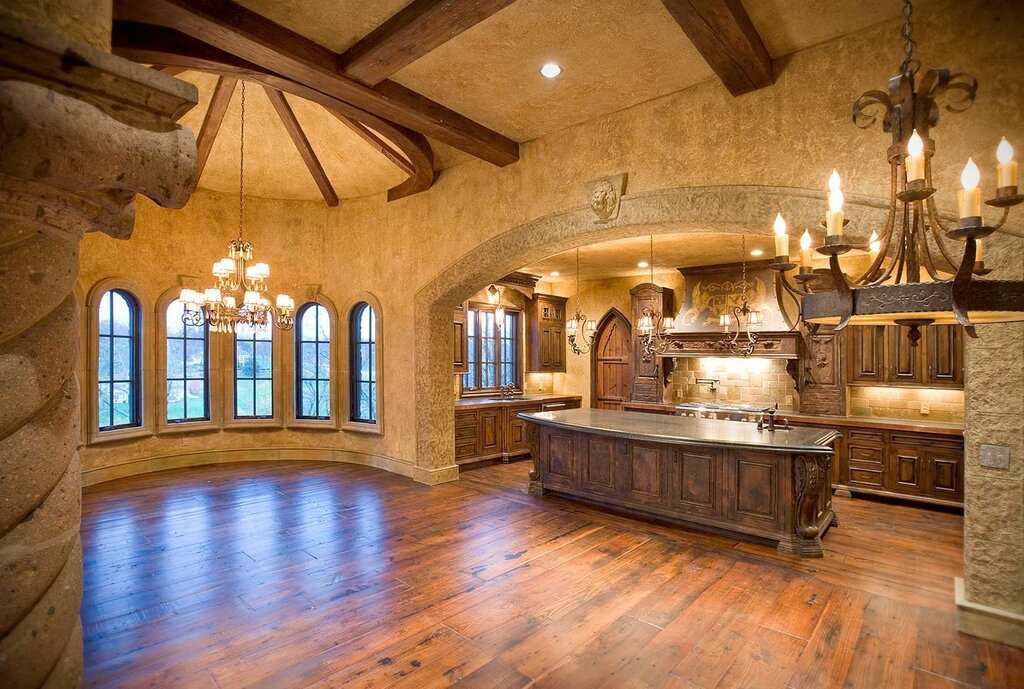 Medieval-style kitchen