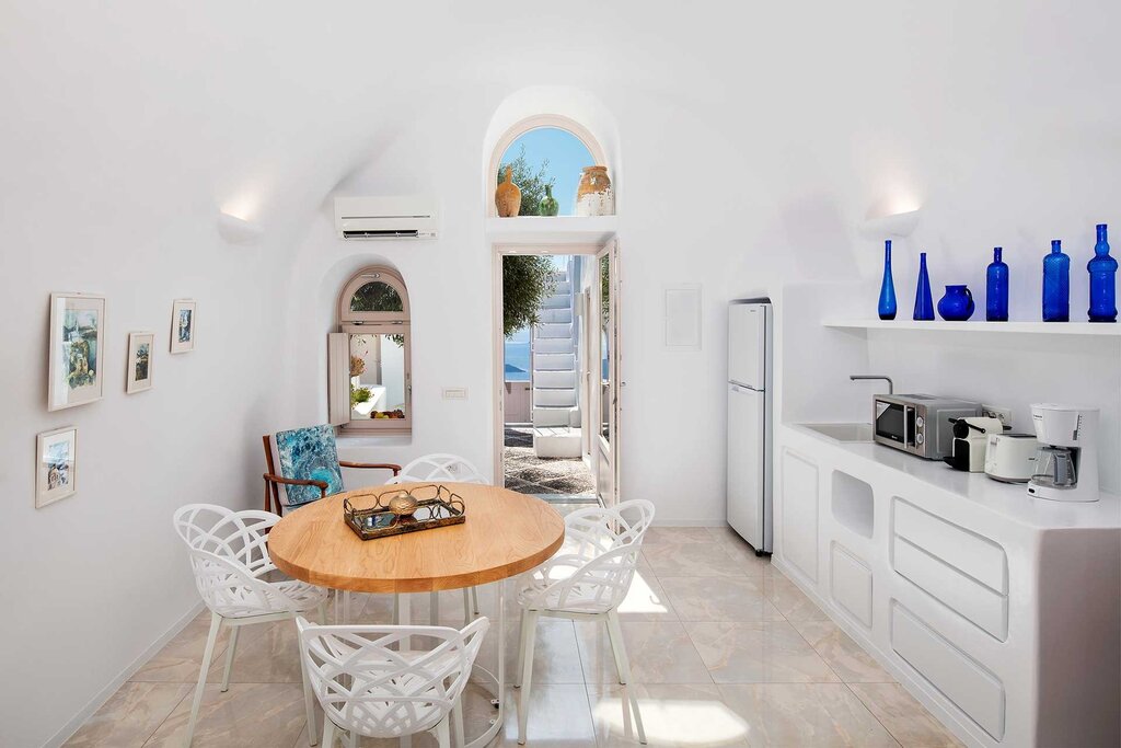 Santorini-style kitchen