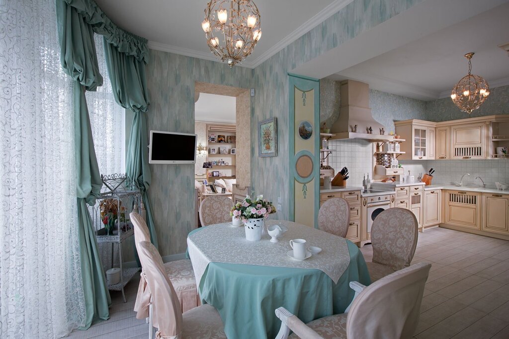 Shabby chic style kitchen