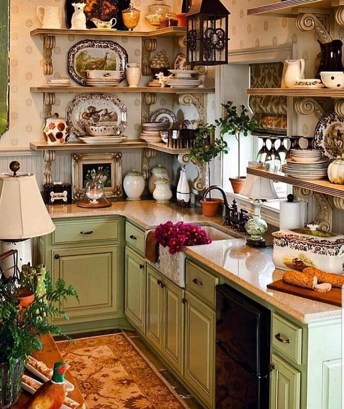 Vintage-style kitchen