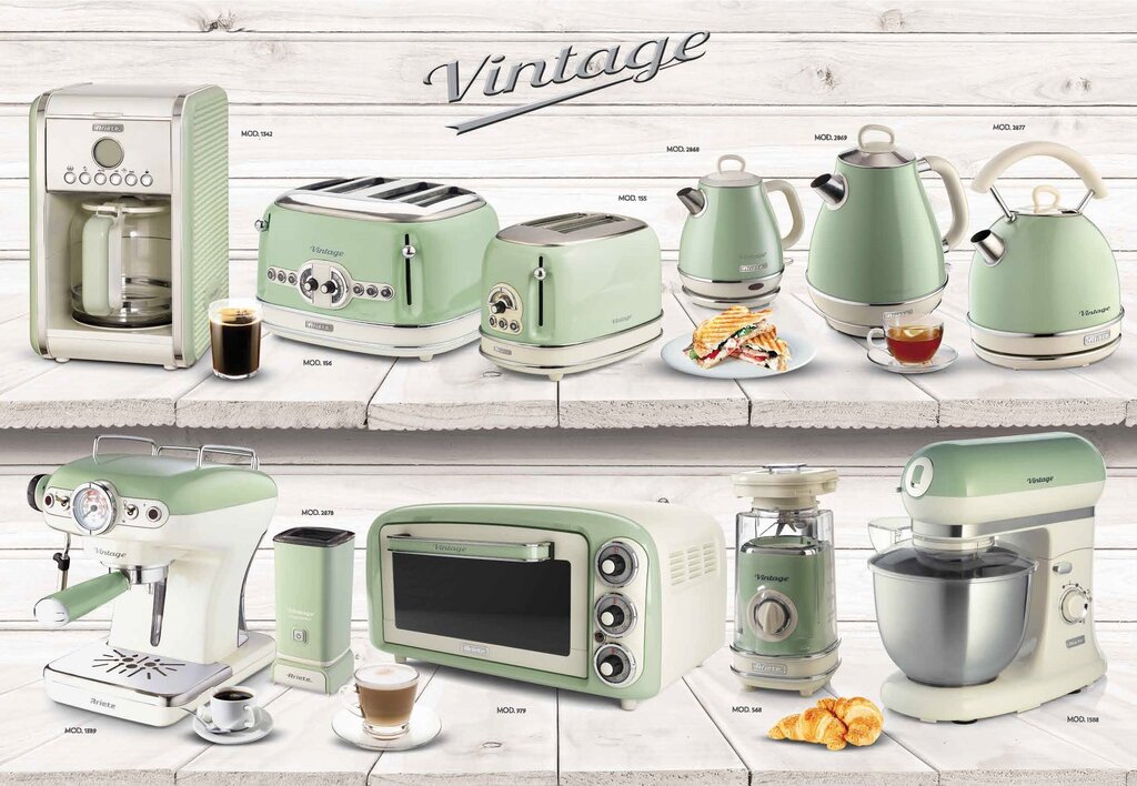 Retro-style kitchen appliances 15 фото