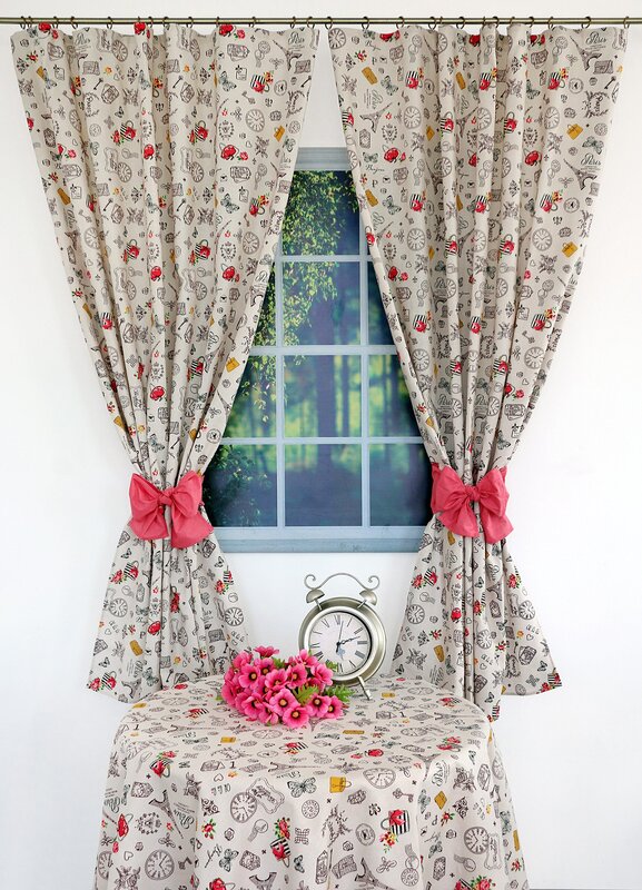 Provencal style kitchen curtains 13 фото