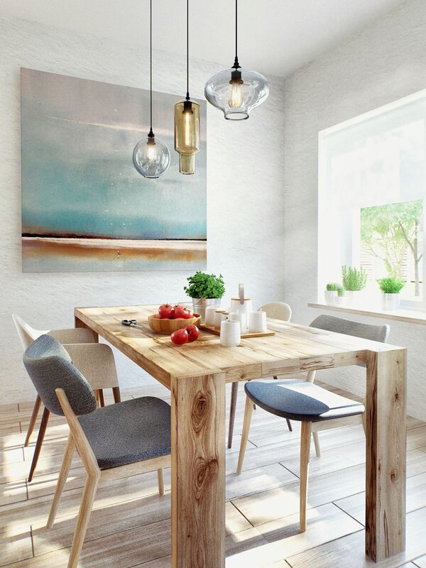 Kitchen table in the interior