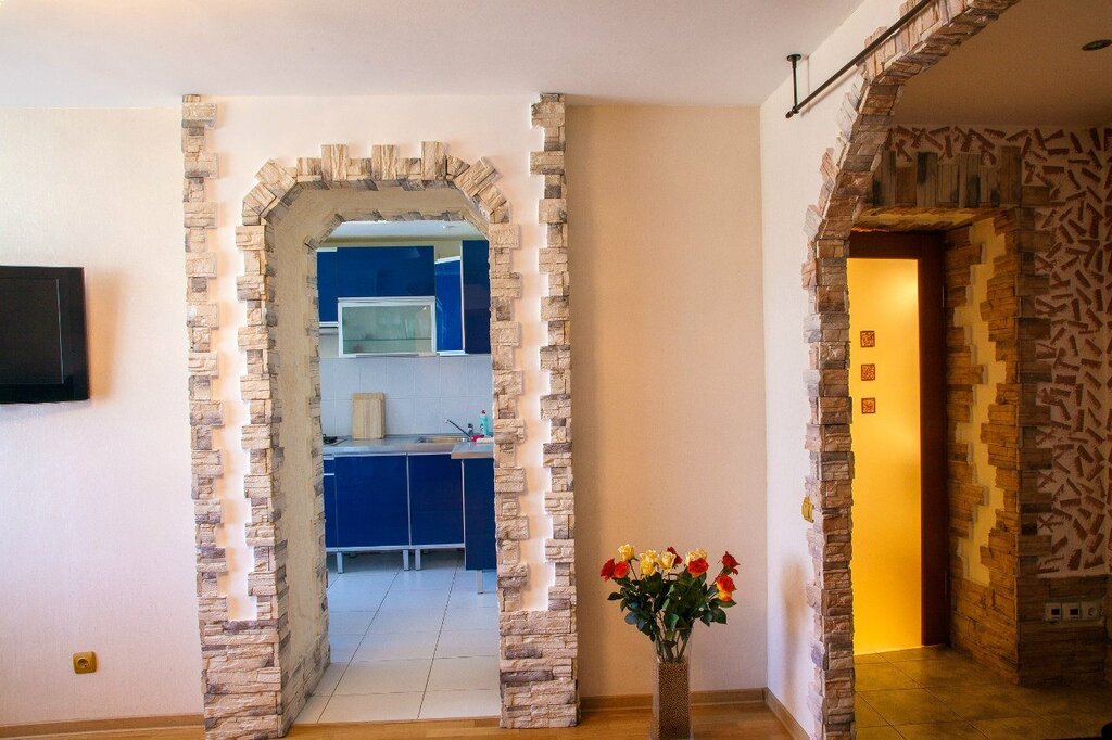 Square arch for the kitchen