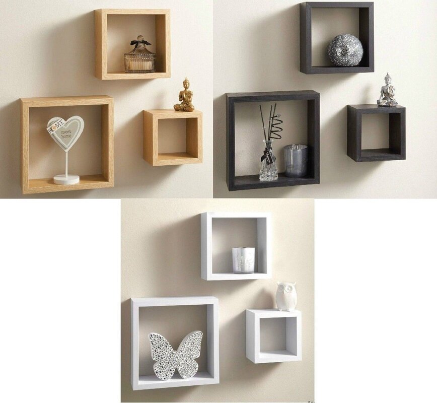 Leroy Merlin square shelves