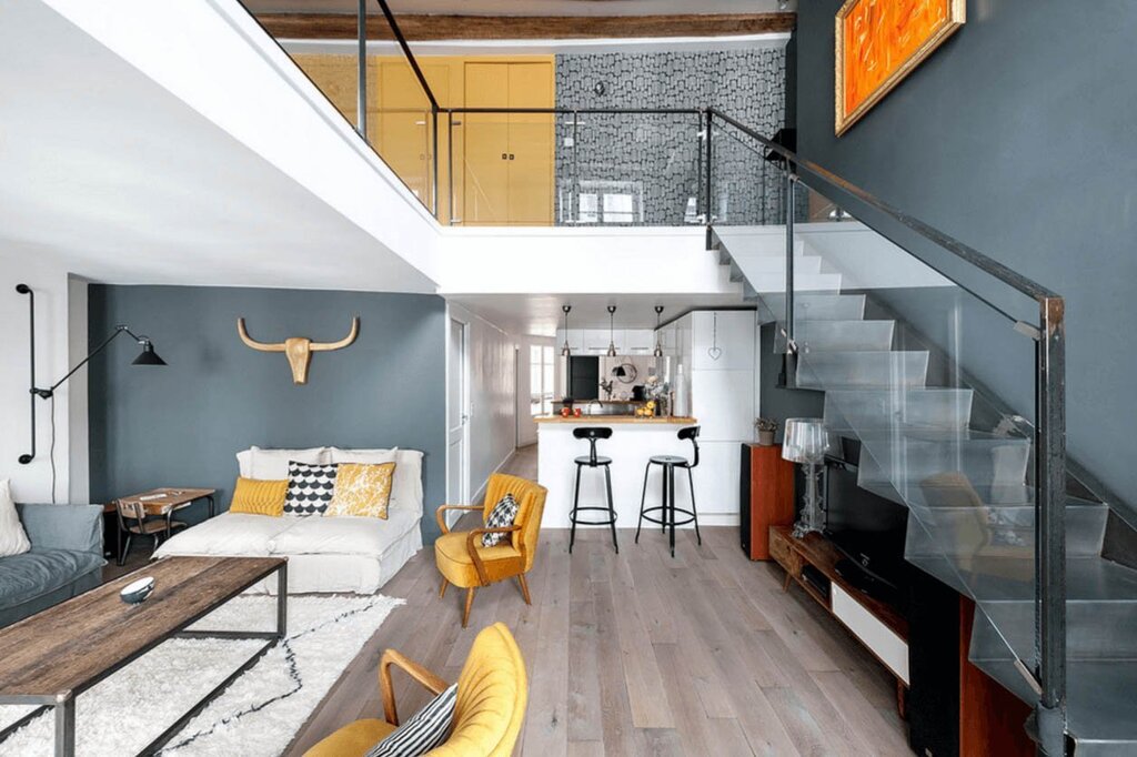 Loft duplex apartment