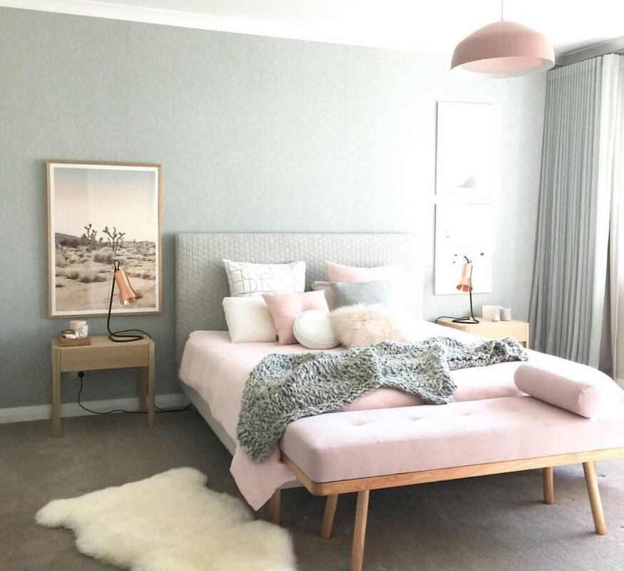 Apartment in pastel colors