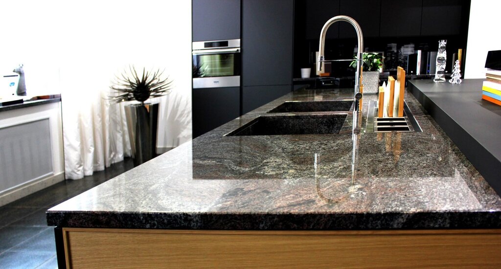 Quartz agglomerate countertop 57 фото