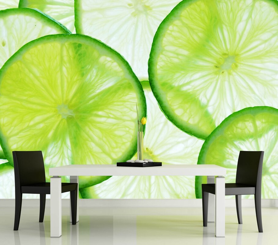 Lime color in the interior