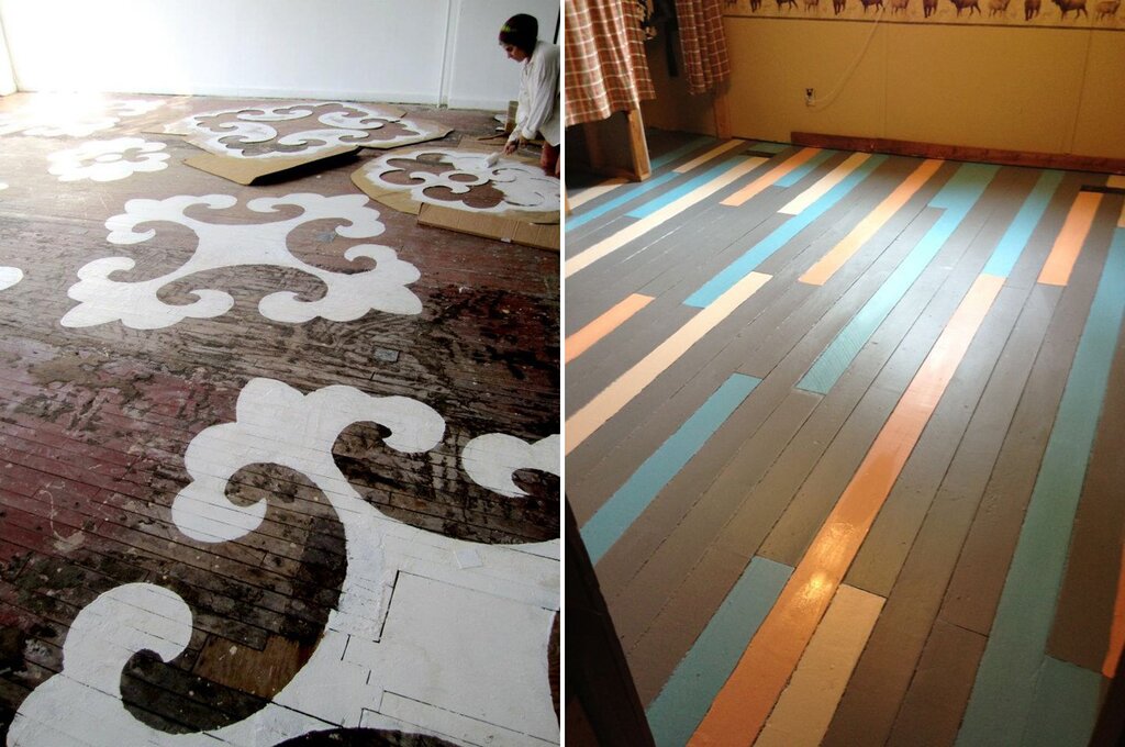 Varnishing parquet