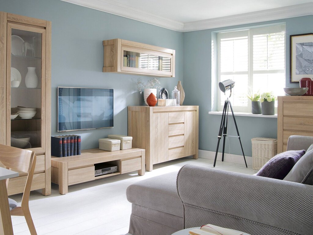 Laminate oak Sonoma in the interior