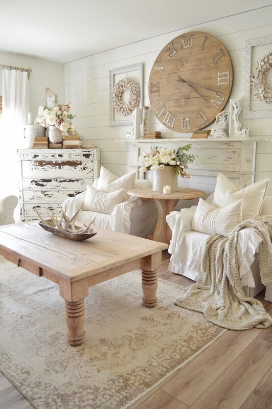 Shabby chic laminate