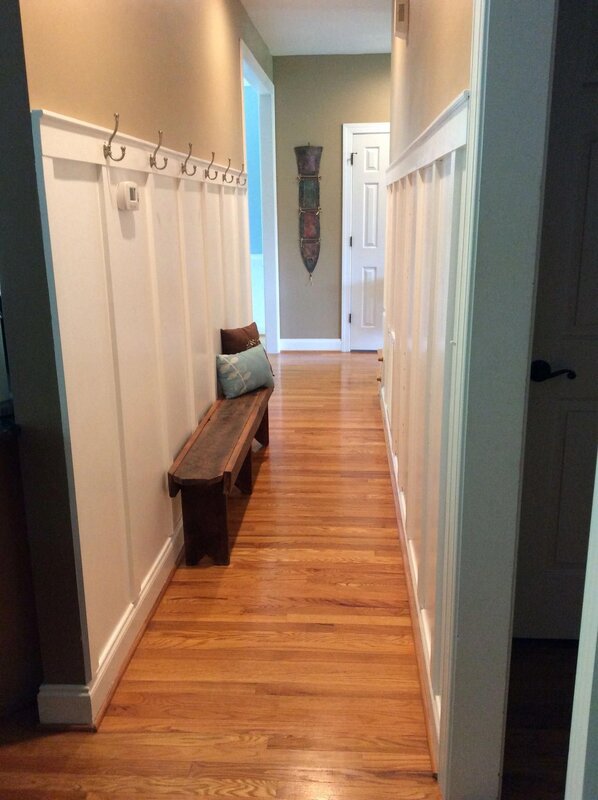 Laminate in a narrow corridor