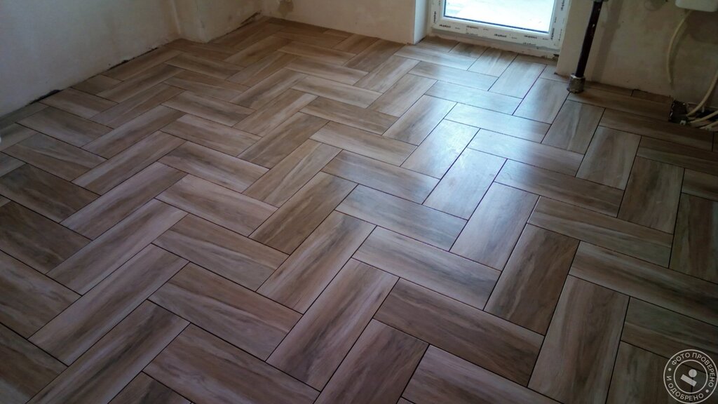 Herringbone laminate