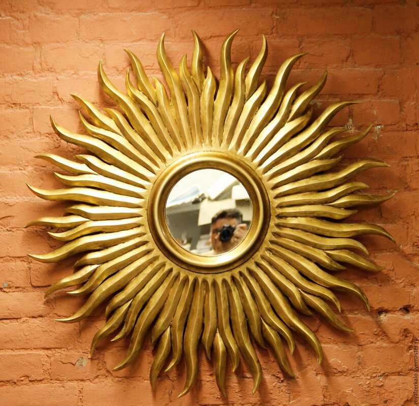 Brass wall decor