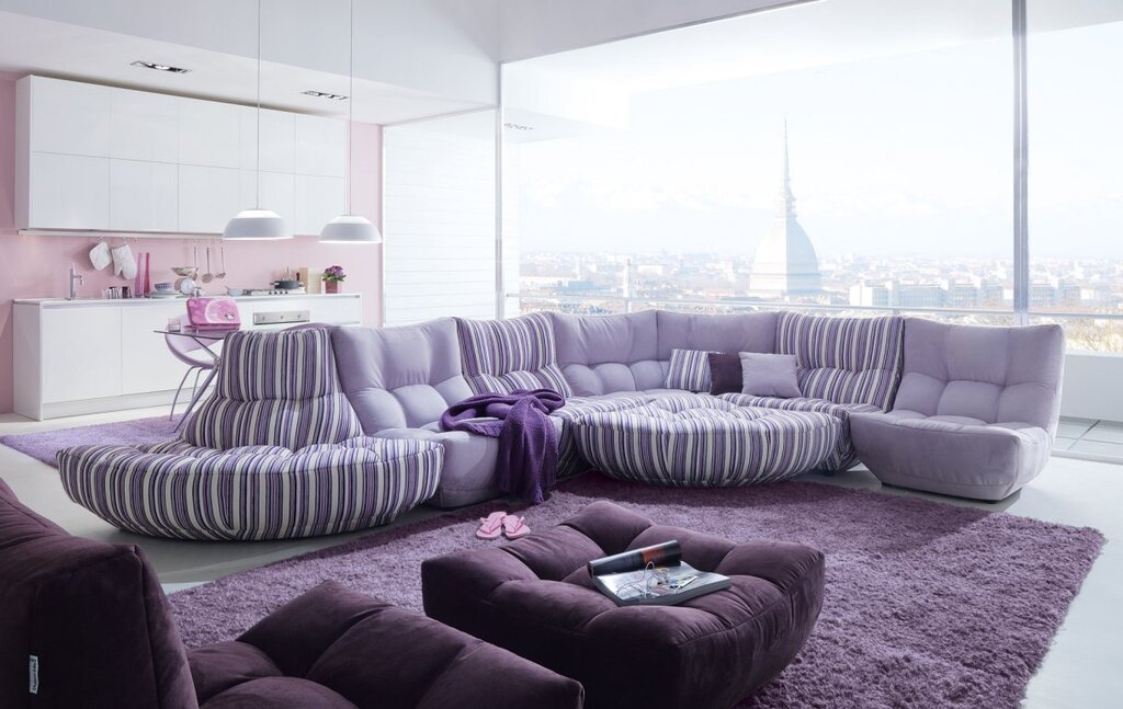 Lavender sofa