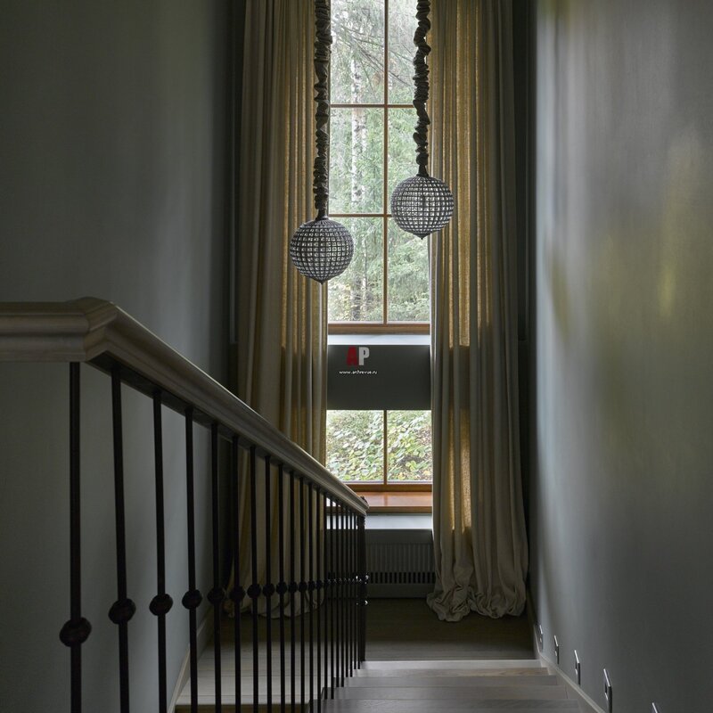 Staircase window in a private house