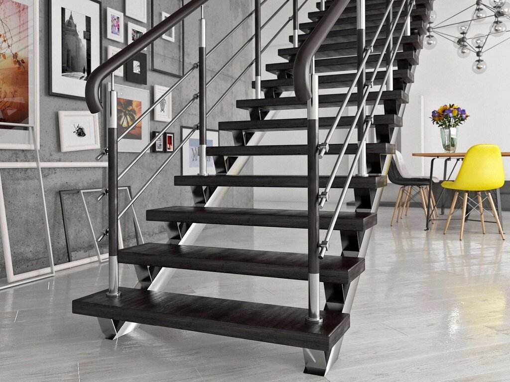 Metal staircase