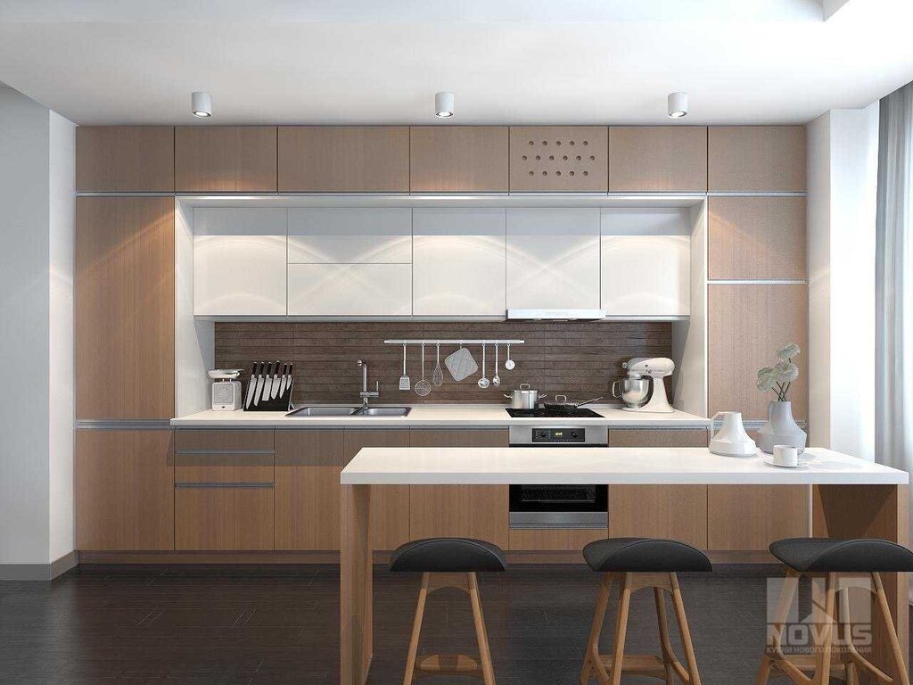 Linear kitchen