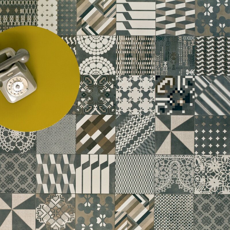 Patchwork linoleum