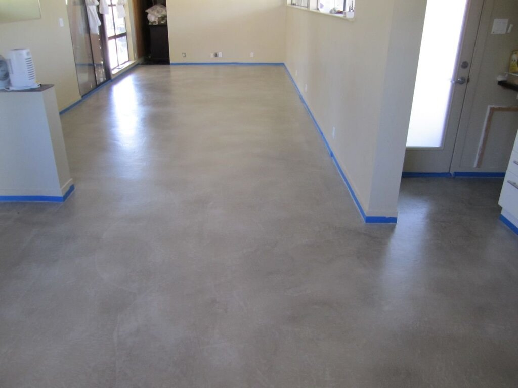 Linoleum color concrete