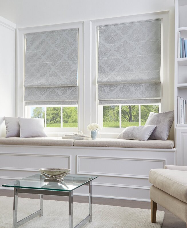 Linen Roman shades 22 фото