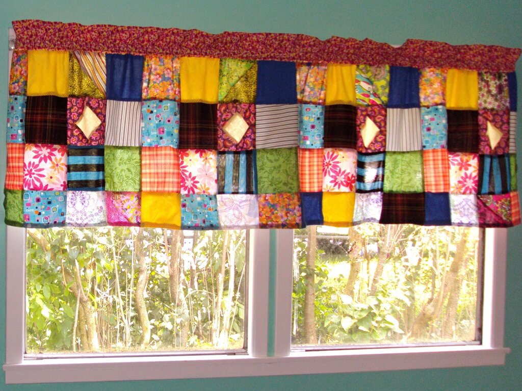 Patchwork curtains