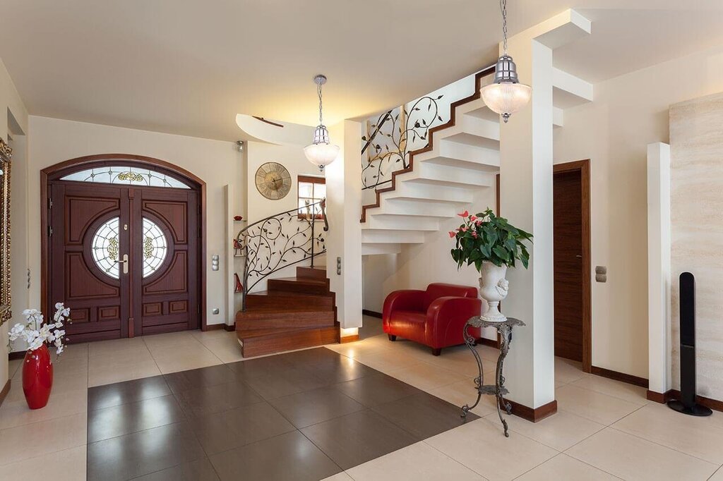 Chandelier for the hallway in a private house