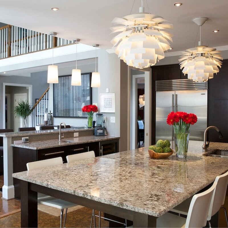 A chandelier for the kitchen in a modern style