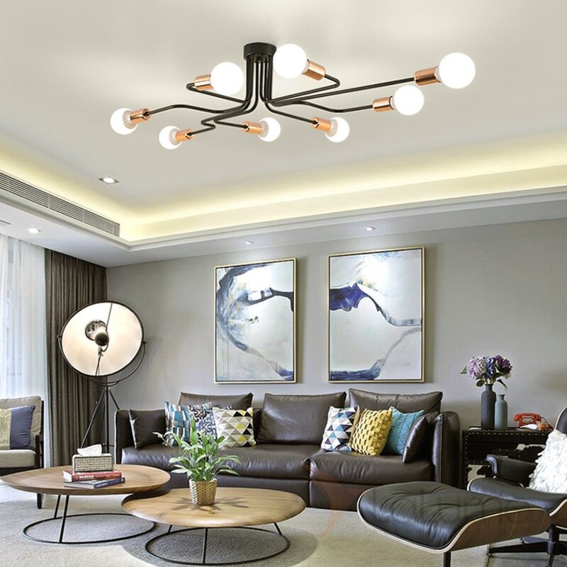 Chandelier for an elongated room