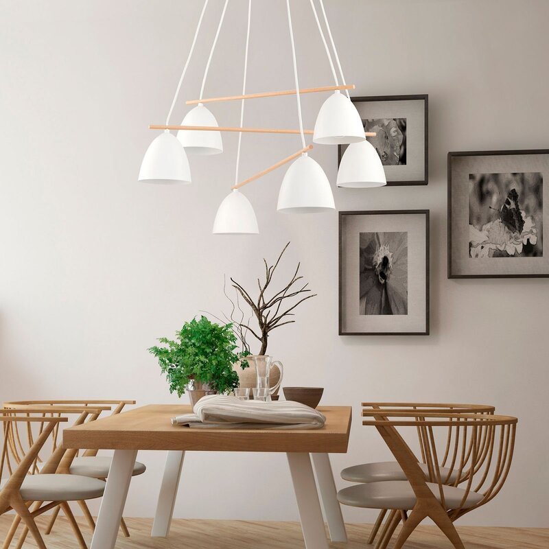 Chandelier in Scandinavian style