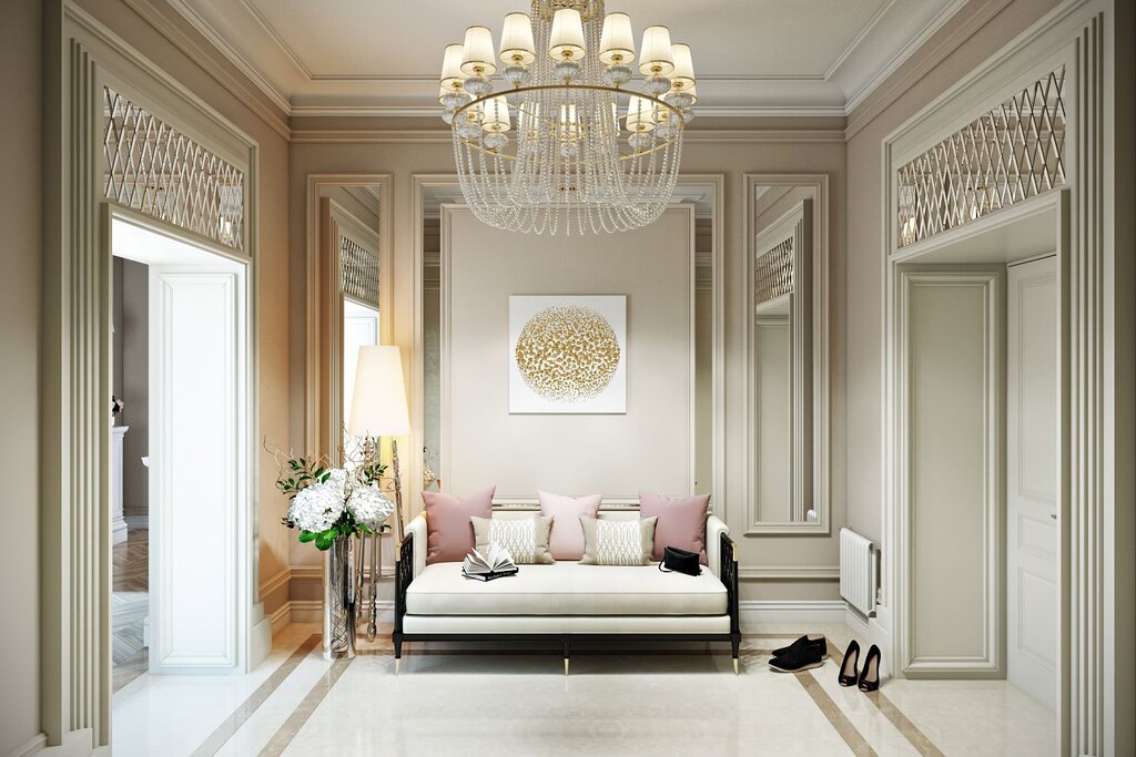 Chandeliers for the bedroom in a classic style