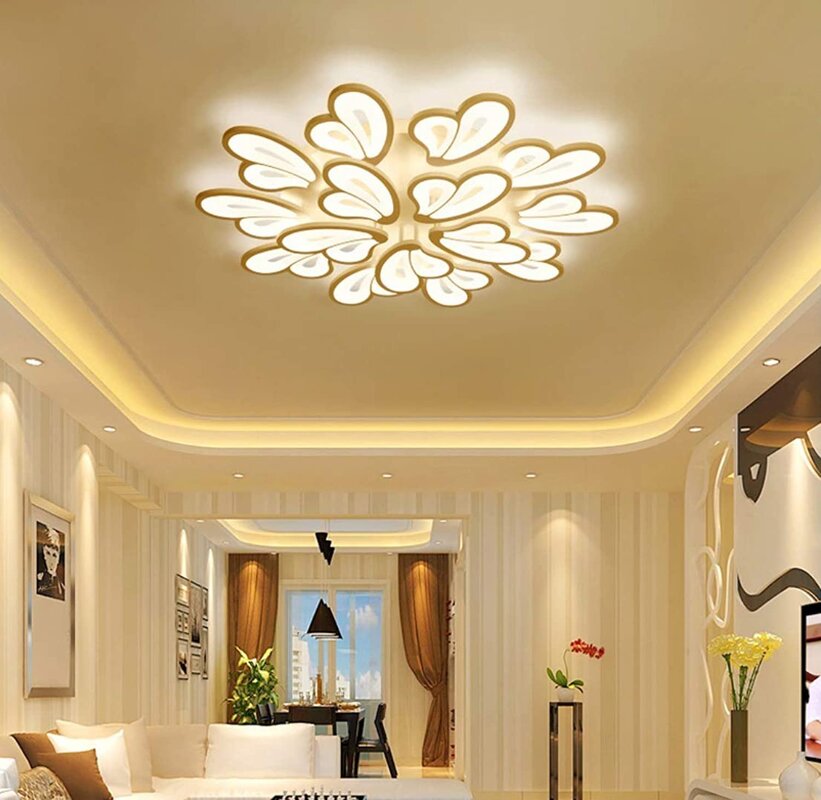 Chandeliers for a room with a stretch ceiling 5 фото