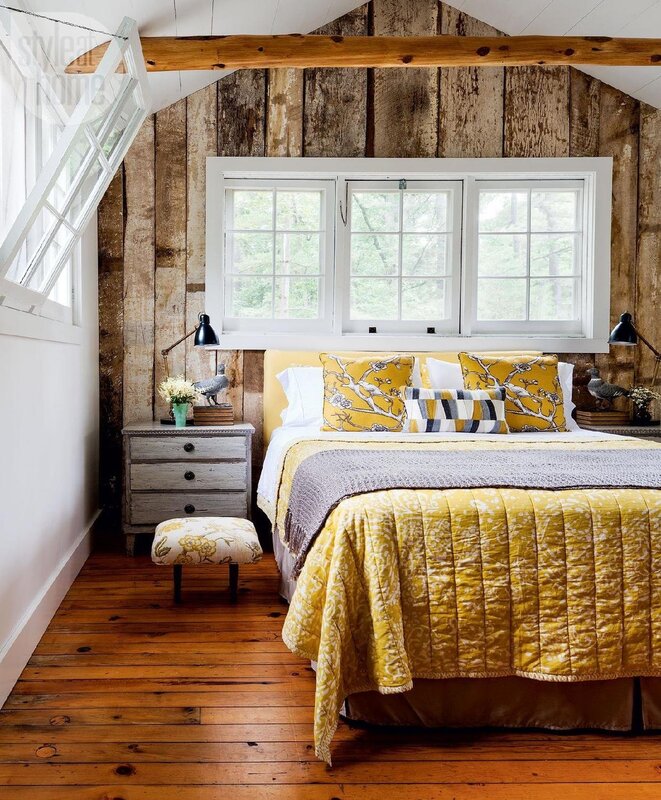 A small bedroom at the dacha