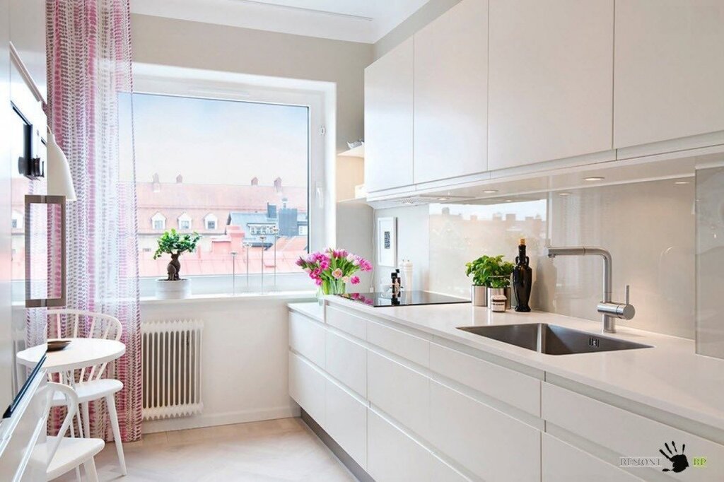 Small bright kitchen