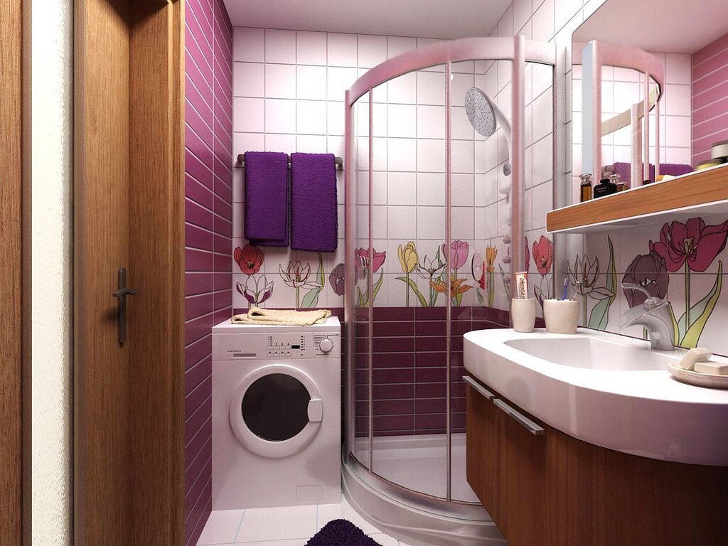 Compact combined bathroom