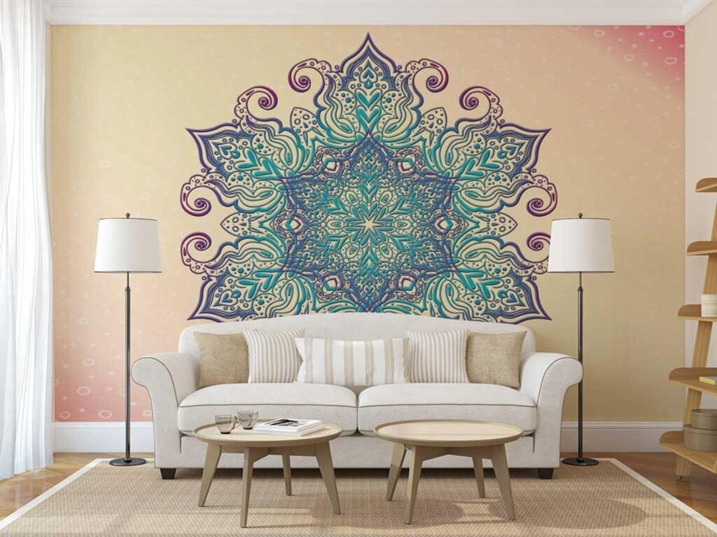 Mandala on the wall