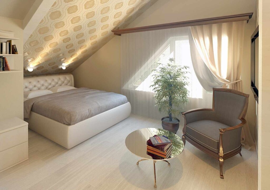 Attics in a private house